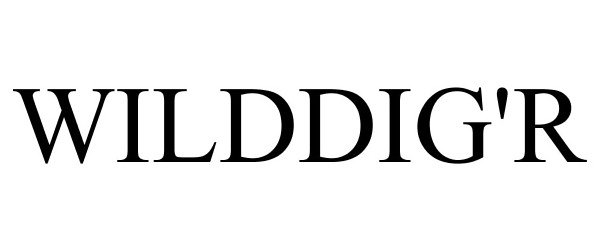 Trademark Logo WILDDIG'R