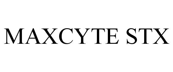 Trademark Logo MAXCYTE STX