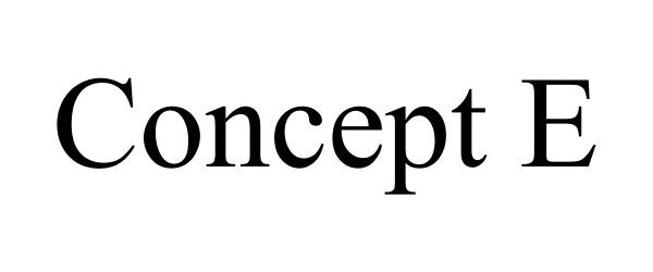 Trademark Logo CONCEPT E