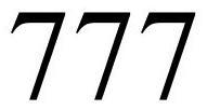 Trademark Logo 777