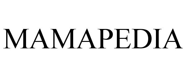 Trademark Logo MAMAPEDIA
