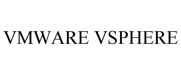 Trademark Logo VMWARE VSPHERE
