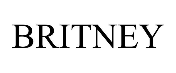 Trademark Logo BRITNEY