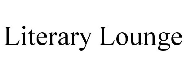 Trademark Logo LITERARY LOUNGE