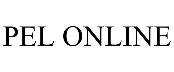 Trademark Logo PEL ONLINE