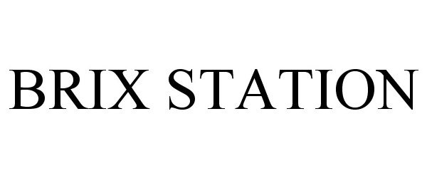 Trademark Logo BRIX STATION