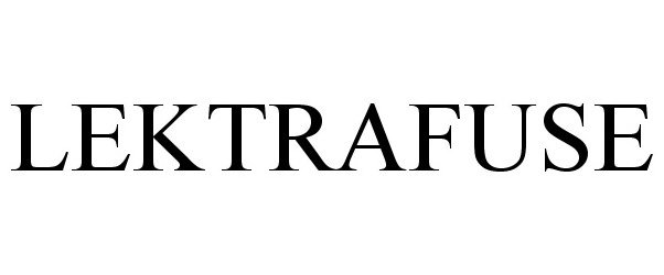 Trademark Logo LEKTRAFUSE