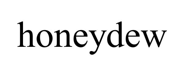 Trademark Logo HONEYDEW
