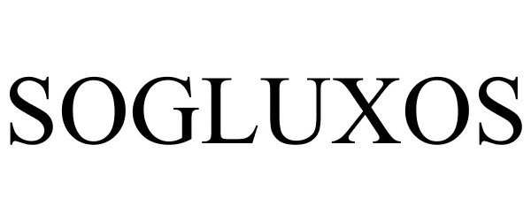 Trademark Logo SOGLUXOS