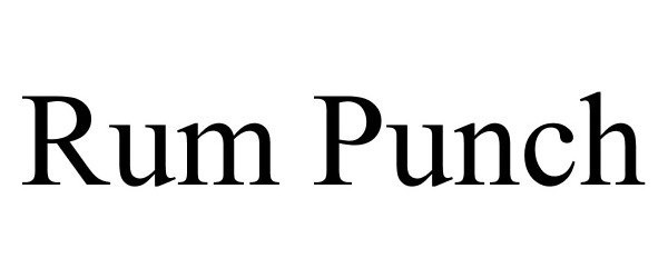 Trademark Logo RUM PUNCH