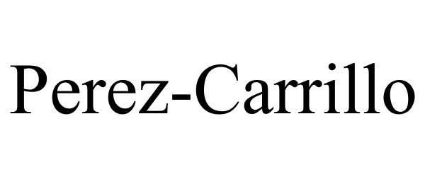 Trademark Logo PEREZ-CARRILLO