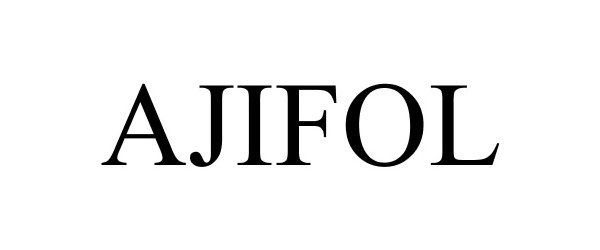 Trademark Logo AJIFOL