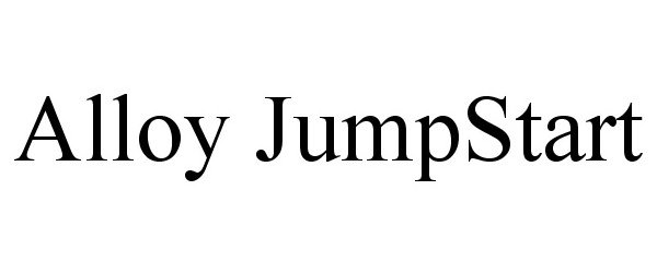 Trademark Logo ALLOY JUMPSTART