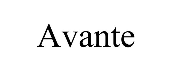 Trademark Logo AVANTE