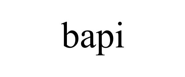  BAPI