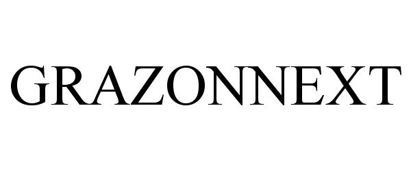 Trademark Logo GRAZONNEXT