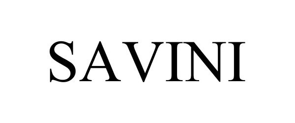 Trademark Logo SAVINI