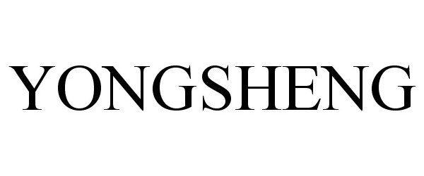 Trademark Logo YONGSHENG