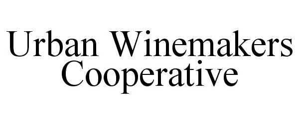  URBAN WINEMAKERS COOPERATIVE