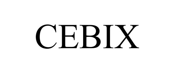 Trademark Logo CEBIX