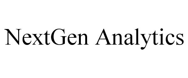  NEXTGEN ANALYTICS