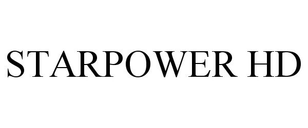 Trademark Logo STARPOWER HD