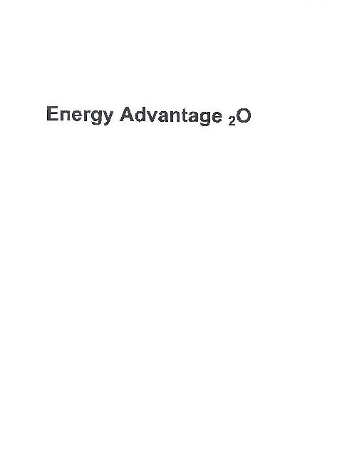  ENERGY ADVANTAGE2O