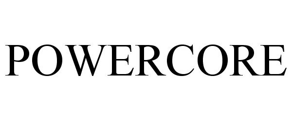 Trademark Logo POWERCORE