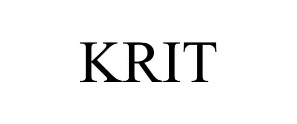 Trademark Logo KRIT