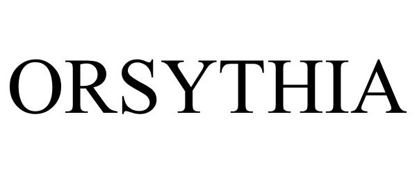 Trademark Logo ORSYTHIA