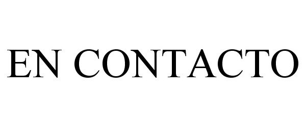 Trademark Logo EN CONTACTO