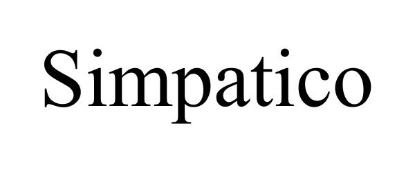 Trademark Logo SIMPATICO