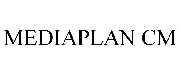 Trademark Logo MEDIAPLAN CM