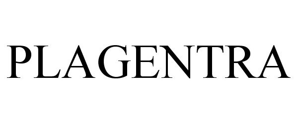 Trademark Logo PLAGENTRA