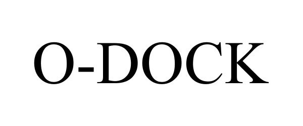 Trademark Logo O-DOCK