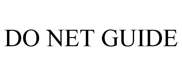  DO NET GUIDE