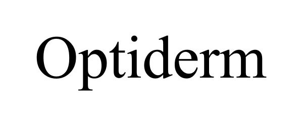Trademark Logo OPTIDERM
