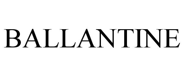 Trademark Logo BALLANTINE