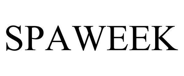 Trademark Logo SPAWEEK