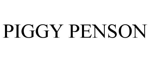  PIGGY PENSON
