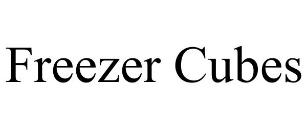 Trademark Logo FREEZER CUBES