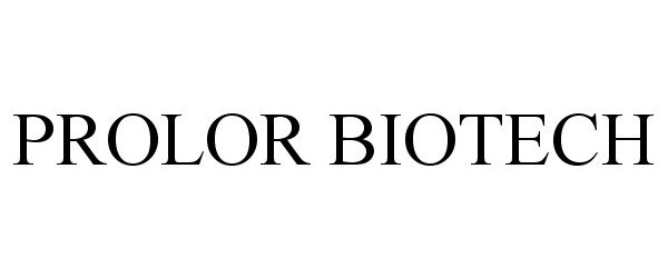 Trademark Logo PROLOR BIOTECH