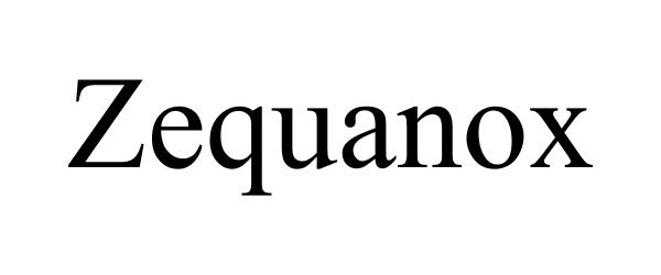 Trademark Logo ZEQUANOX