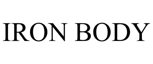 Trademark Logo IRON BODY