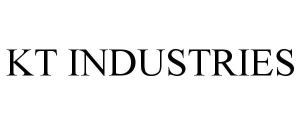 Trademark Logo KT INDUSTRIES