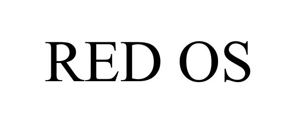 Trademark Logo RED OS