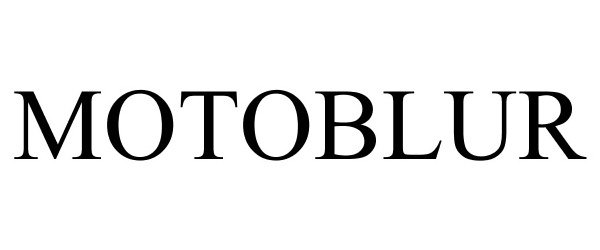 Trademark Logo MOTOBLUR