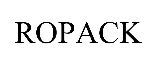 Trademark Logo ROPACK