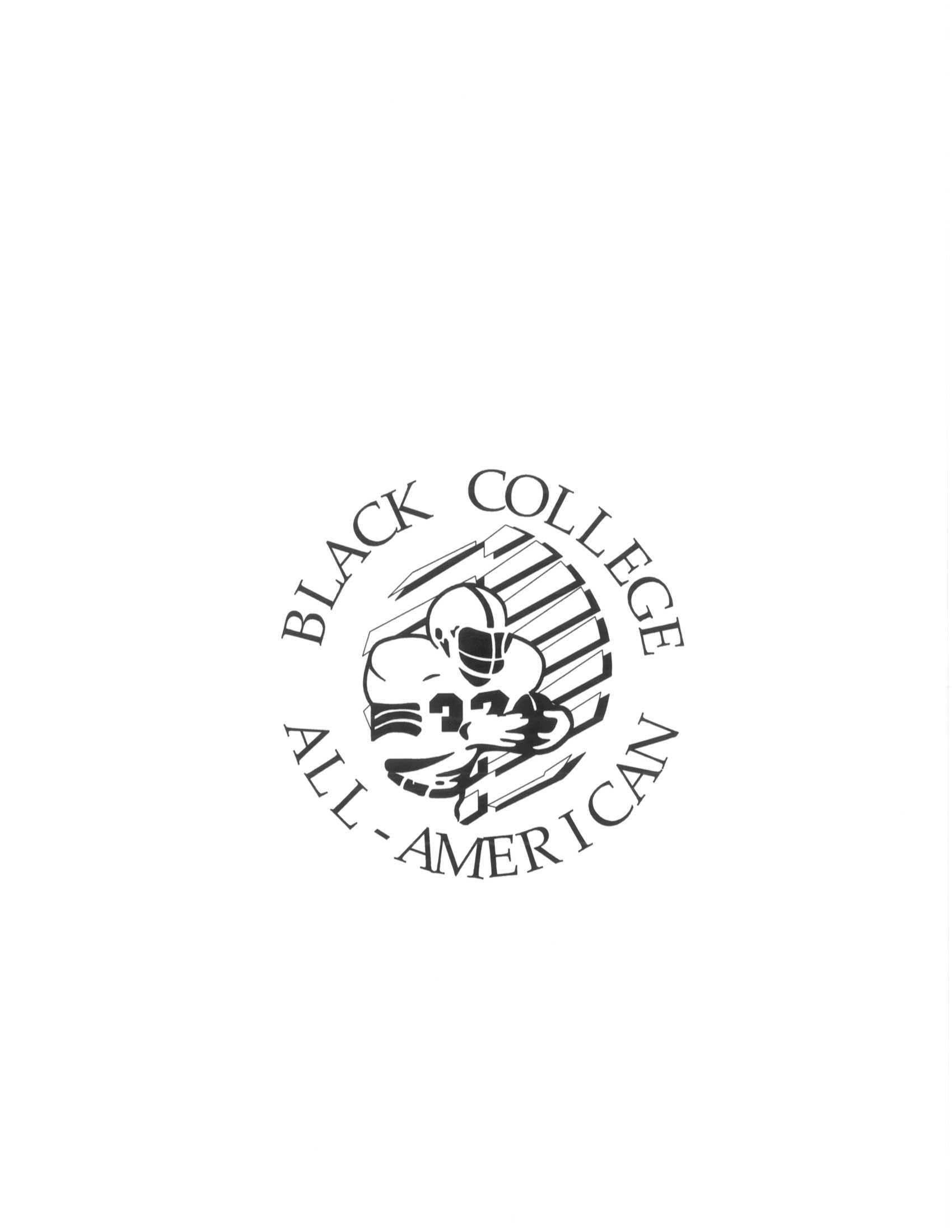 Trademark Logo BLACK COLLEGE ALL-AMERICAN