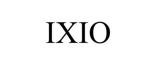 Trademark Logo IXIO